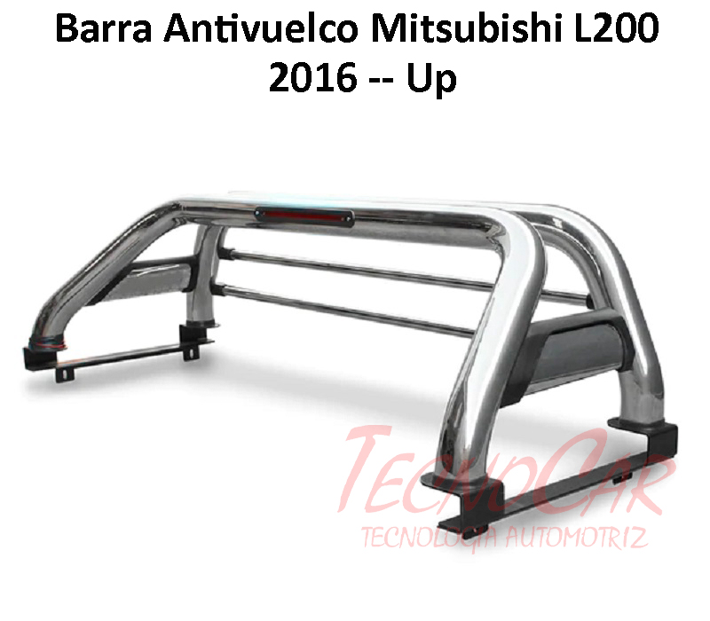 Barra Antivuelco Inox Mitsubishi L200